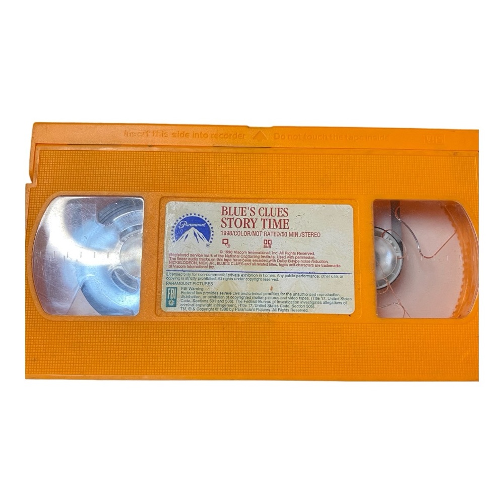 ♥️Vintage Blues Clues VHS tape